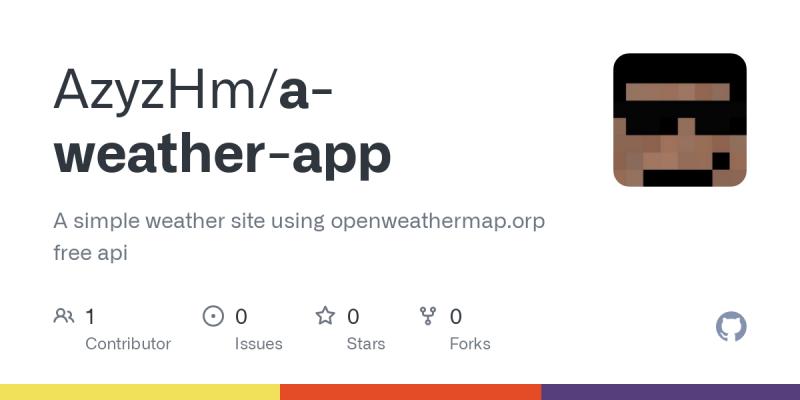 A weather app